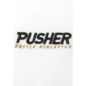T-shirt Pusher hustle small logo image-5