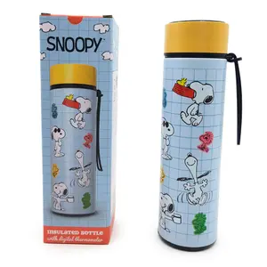 Steel Bottle Puckator Peanuts Snoopy & Woodstock