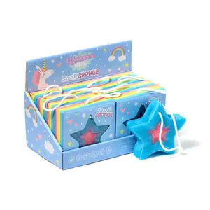 Sabonete Esponja Forma Estrela Unicórnio Puckator Unicorn Magic
