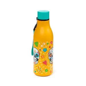 Stainless Steel Water Bottle for Hot or Cold Drinks Day of the Dead Puckator image-4