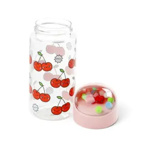 Water Bottle Puckator Foodiemals Cherry Cerises image-1