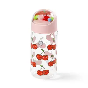 Water Bottle Puckator Foodiemals Cherry Cerises image-3