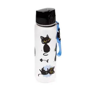Water Bottle Puckator Lucky le Chat Noir image-0