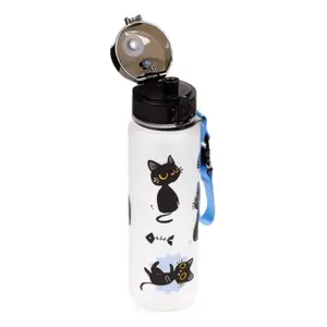 Water Bottle Puckator Lucky le Chat Noir image-1