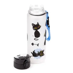 Water Bottle Puckator Lucky le Chat Noir image-2