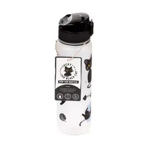 Water Bottle Puckator Lucky le Chat Noir image-3