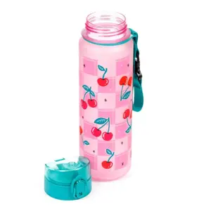 Reinforced Plastic Bottle with Push Button Cherries Puckator image-2