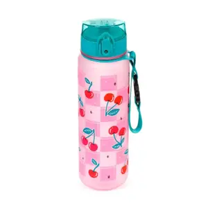 Reinforced Plastic Bottle with Push Button Cherries Puckator image-4