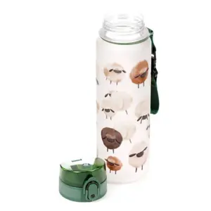 Reinforced Plastic Bottle with Push Button Sheep Puckator image-2