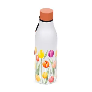 Stainless Steel Bottle for Hot or Cold Drinks Puckator Tulipes image-3