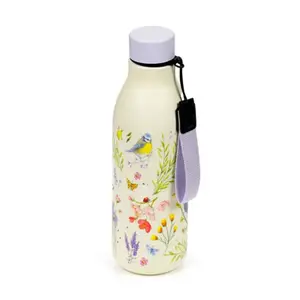 Stainless Steel Bottle for Hot or Cold Drinks Puckator Jan Pashley Ailes & Fleurs sauvages image-0