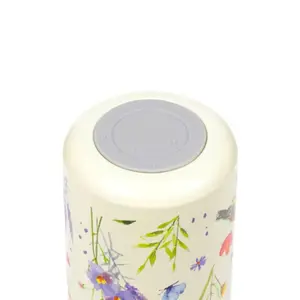 Stainless Steel Bottle for Hot or Cold Drinks Puckator Jan Pashley Ailes & Fleurs sauvages image-4