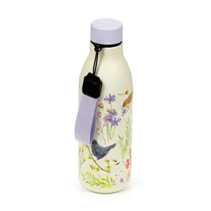 Stainless Steel Bottle for Hot or Cold Drinks Puckator Jan Pashley Ailes & Fleurs sauvages image-2