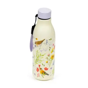 Stainless Steel Bottle for Hot or Cold Drinks Puckator Jan Pashley Ailes & Fleurs sauvages image-3