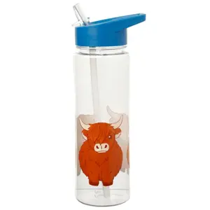 Water Bottle Puckator Highland Coo Cow image-0