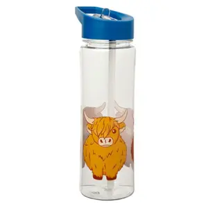 Water Bottle Puckator Highland Coo Cow image-3