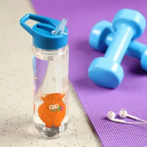 Water Bottle Puckator Highland Coo Cow image-4
