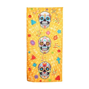 Strandhandtuch aus Mikrofaser Puckator Day of the Dead