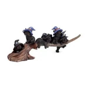 Figure Playing on Broom Puckator image-0
