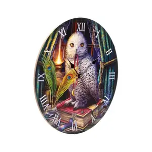 Hibou Guardian of Spells Clock Puckator Lisa Parker image-1