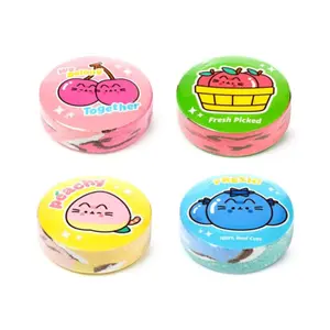 Pusheen the Cat Compressed Travel Towel Fruits Puckator image-1