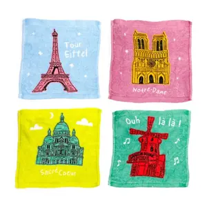 Compressed Travel Towel Je T'aime Paris Puckator image-1
