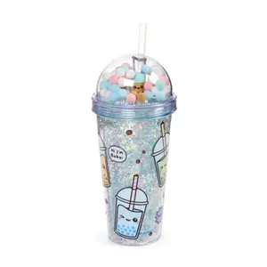 Unbreakable Double-Wall Cup Puckator Foodiemals Bubble Tea