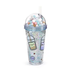 Unbreakable Double-Wall Cup Puckator Foodiemals Bubble Tea image-2
