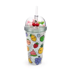 Unbreakable Double-Wall Cup Puckator Foodiemals Fruits