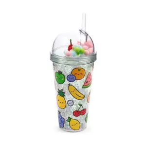 Unbreakable Double-Wall Cup Puckator Foodiemals Fruits image-1