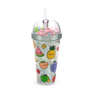 Unbreakable Double-Wall Cup Puckator Foodiemals Fruits image-2