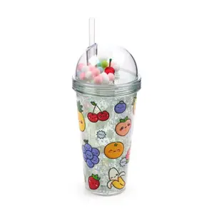 Unbreakable Double-Wall Cup Puckator Foodiemals Fruits image-3