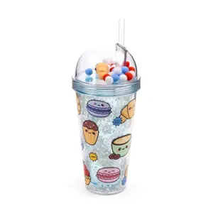 Unbreakable Double-Wall Cup Puckator Foodiemals Boulangerie image-2