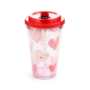 Unbreakable Double-Wall Cup Puckator Amore Cœurs image-3