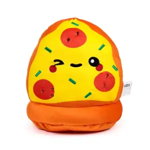 Peluche Squidglys Puckator Tony la Pizza Foodiemal image-0