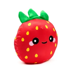 Squidglys Elidi the Strawberry Soft Toy Puckator image-1