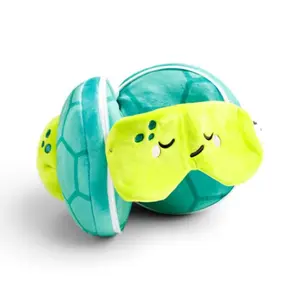 Poduszka podróżna 2 w 1 dla dziecka Puckator Adoramals Tortue image-2