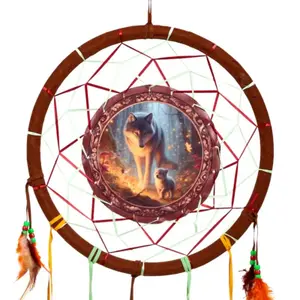 Wolf & Bear Dreamcatcher Puckator image-3