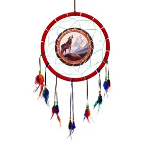 Mountain Wolf Dreamcatcher Puckator image-0