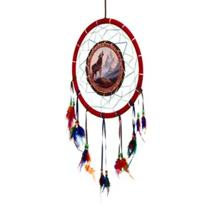 Mountain Wolf Dreamcatcher Puckator image-2