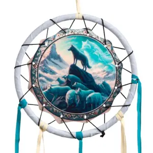 Wolf Spirit Dreamcatcher Puckator image-1