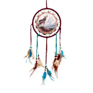 Mountain Wolf Dreamcatcher Puckator image-0