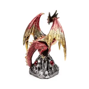 Figurine Deko Feuerdrache auf Auge Puckator Dark Legends image-4