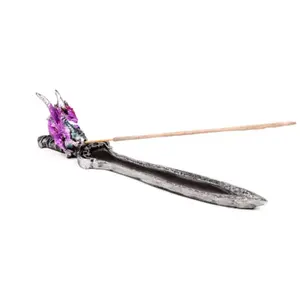 Mini Amethyst Dragon Ash Catcher Puckator Dark Legends image-1