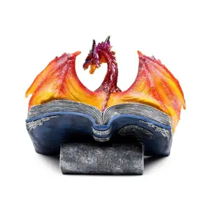 Figurine Buch des Feuerrakens Puckator Dark Legends image-1