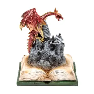 Dekorative Figur Drache Element Feuer auf LED Zauberschloss Puckator Dark Legends image-4