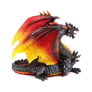 Fire Dragon and Obsidian Figurine Night Defender Puckator Dark Legends image-4