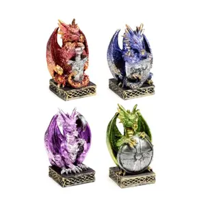 Dragons Elemental Guardians Decorative Figurine Puckator Dark Legends image-0