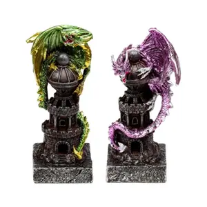 Figurine Dekorativ Drache Wächter des Turms der Dunkelheit Puckator Dark Legends image-0