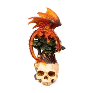 Figurine Dekoration Feuerdrache auf Baum des Todes Puckator Dark Legends image-1